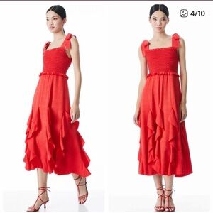 Alice + Olivia Scarlet Midi Dress